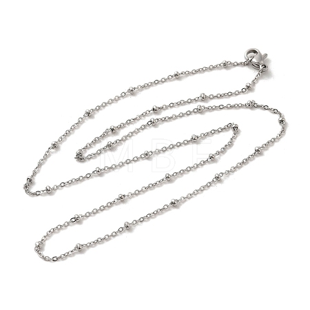 Non-Tarnish 304 Stainless Steel Satellite Chain Necklaces NJEW-I248-13P-1