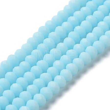 Glass Beads Strands EGLA-A034-P2mm-MD06-1