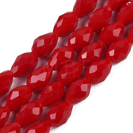 Opaque Solid Color Beads Strands EGLA-N013-P4mm-D07-1