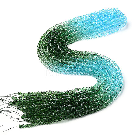Transparent Glass Beads Strands LS-GLAA-E036-07L-1