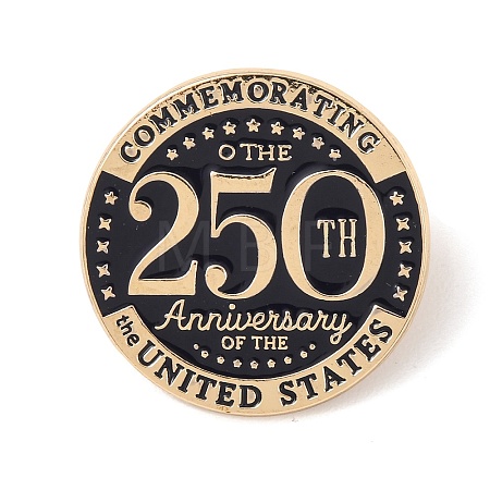 Alloy Enamel USA 250th Anniversary Commemorative Lapel Pin Backs JEWB-B046-01E-G-1