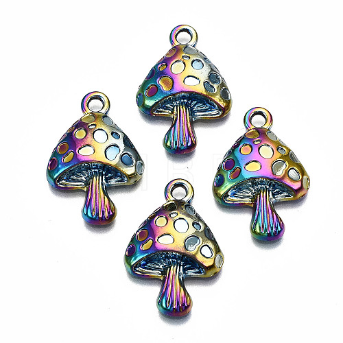 Rainbow Color Alloy Pendants PALLOY-S180-045-RS-1