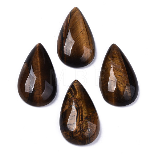 Natural Tiger Eye Cabochons X-G-N326-72D-1