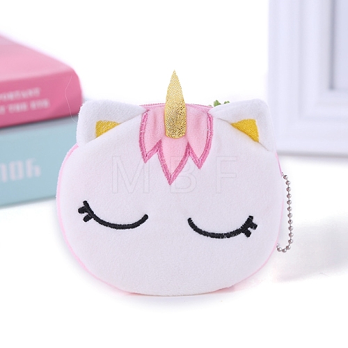 Plush Unicorn Coin Purses PW-WG5488C-02-1