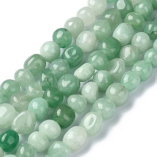 Natural Green Aventurine Beads Strands G-C135-H01-01-1