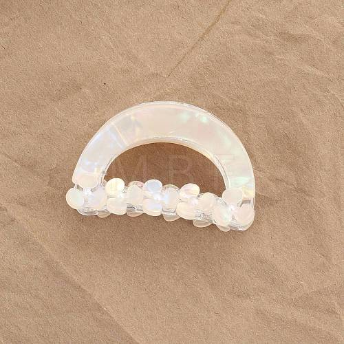 Cellulose Acetate Claw Hair Clips PW-WG176D2-07-1