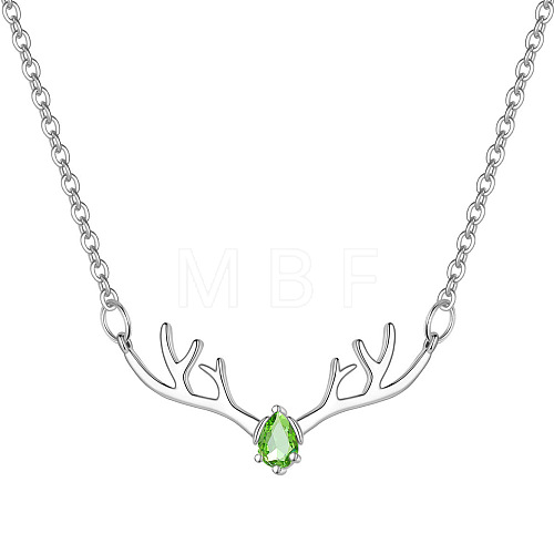 Deer Urn Ashes Pendant Necklace PW-WG78BFC-08-1