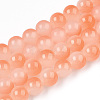 Baking Paint Imitation Jade Glass Round Bead Strands X1-DGLA-N003-10mm-07-1