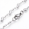 Non-Tarnish 304 Stainless Steel Link Chains Necklaces NJEW-F242-02P-3