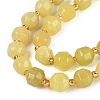 Natural Lemon Jade Beads Strands G-Q606-58B-4