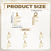 8Pcs Brass Charms KK-LP0001-85F-2