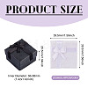 12Pcs 2 Colors Square Paper Jewelry Ring Gift Storage Boxes CON-TA0001-18-4