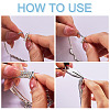 560Pcs 10 Styles Iron Slide On End Clasp Tubes DIY-TA0015-90-5