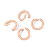 Spray Painted Iron Open Jump Rings IFIN-T017-04B-20-1
