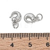 SHEGRACE Fish 304 Stainless Steel S-Hook Clasps SA-CBAF1D5-24P-3