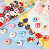 42Pcs 14 Styles Opaque Resin Decoden Cabochons FIND-CA0007-33-4