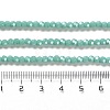 Electroplate Opaque Glass Beads Strands LS-EGLA-A035-P3mm-A14-4