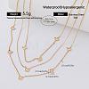 304 Stainless Steel Pendant Double Layer Necklaces for Women OK0426-1-1