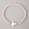 Bohemian Glass Beads Stretch Bracelets KO2121-3-1