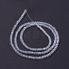 Electroplate Glass Beads Strands X-GLAA-F076-FR14-2