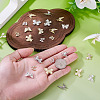 24Pcs 8 Styles Alloy Rhinestone Cabochons MRMJ-TA0001-49-6