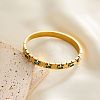 304 Stainless Steel Micro Pave Cubic Zirconia Bangles FS-WGAAFE2-01-3