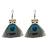 Alloy Enamel Dangle Earrings for Women WGBD3DC-01-2