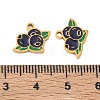 Fruit 304 Stainless Steel Enamel Pendants SA-CBA49D2-11G-08-3