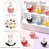 10Pcs 5 Colors Handmade Porcelain Beads PORC-CJ0001-48-3