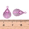 Spray Painted 430 Stainless Steel Pendants STAS-N121-08C-3