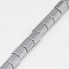 Electroplate Non-magnetic Synthetic Hematite Beads Strands G-J166-2x2mm-06-3