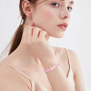 Alloy Enamel Bowknot Link Bracelets BJEW-BM0001-02-5