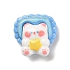 Opaque Resin Cabochons RESI-Z012-02E-1