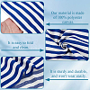 1Pc Stripe Polyester Chair Replacement Fabric AJEW-GF0014-50E-3