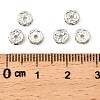 Brass Rhinestone Spacer Beads RB-A014-Z5mm-01S-2