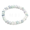 AB Color Faceted Rondelle Glass Beaded Stretch Bracelets for Women BJEW-PH01820-02-2