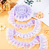 12.5 Yards Polyester Pleated Ribbon OCOR-TA0003-84B-4