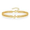 Letter 304 Stainless Steel Link Bracelets FS-WG7830E-09-1