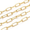 Brass Paperclip Chains CHC-I036-27G-1