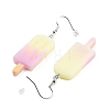 3 Styles Summer Flower & Ice Lolly & Drink Acrylic Dangle Earring Sets for Women EJEW-F336-01D-3