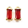 Brass Glass Pendants KK-Z156-02G-04-1