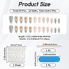 ABS Plastic Full Cover Press On False Nails MRMJ-CP0001-71-2