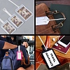 100Pcs 2 Style Plastic Luggage Tag Strings & Secure Straps DIY-CA0004-94-4