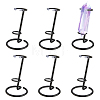 6Pcs Alloy Crystal Sphere Display Stands DJEW-DC0001-23EB-1