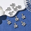 SHEGRACE Brass Micro Pave Cubic Zirconia Pendants XGRQ3D639-516P-4