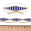 Handmade Glass Seed Beaded Chains CHC-K017-01G-01-2