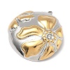 Two Tone 304 Stainless Steel Pendants STAS-K322-18B-GP-2