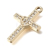 UV Plating Alloy Crystal Rhinestone Pendants RB-CBAD37D-10G-2