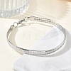 304 Stainless Steel Link Chain Bracelets for Women BJEW-Z178-12P-3