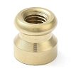 Golden Tone Round Wax Seal Brass Stamp Heads AJEW-M040-01G-O-3